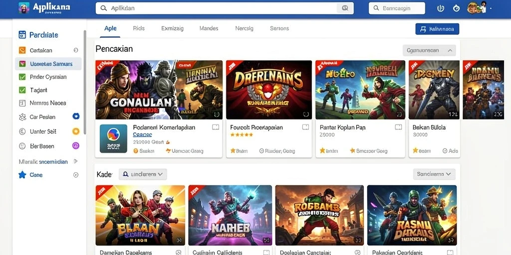 Tampilan antarmuka yang user-friendly dan menarik.