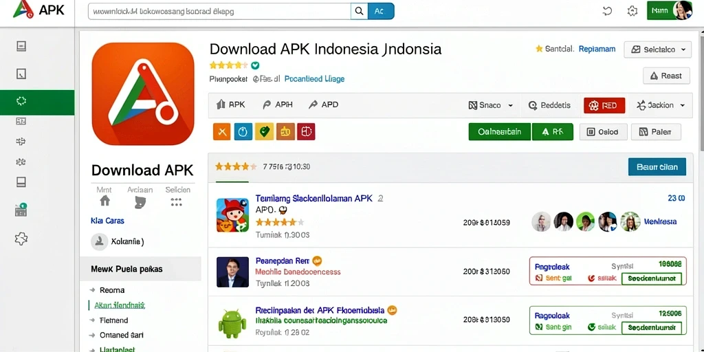 Screenshot menampilkan antarmuka utama yang menarik.
