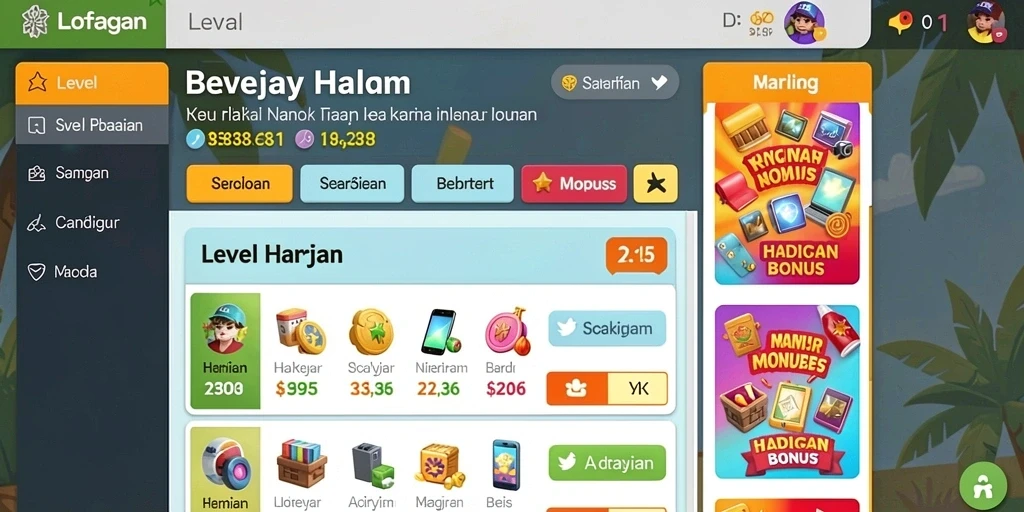 Tampilan antarmuka yang modern dan user-friendly.