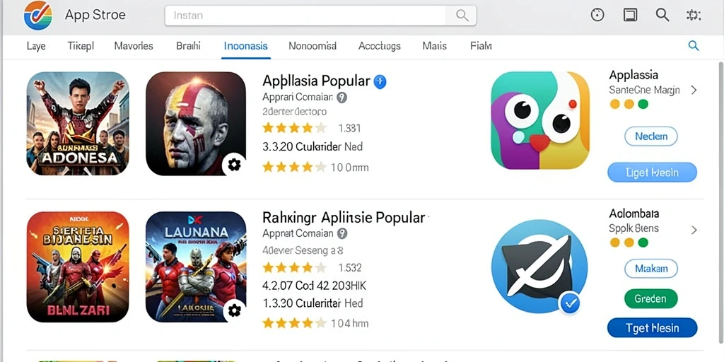 Tampilan awal aplikasi yang menarik dan ramah pengguna.