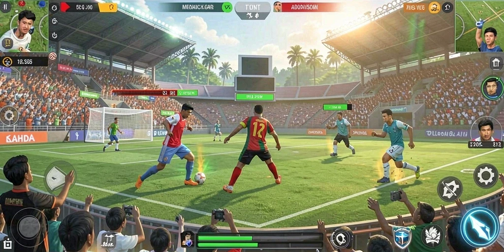 Grafik yang menarik dan antarmuka intuitif.